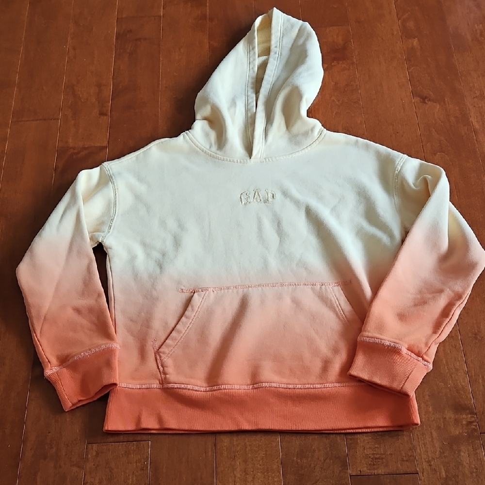 NEW Gap Yellow and Orange Ombre Hoodie